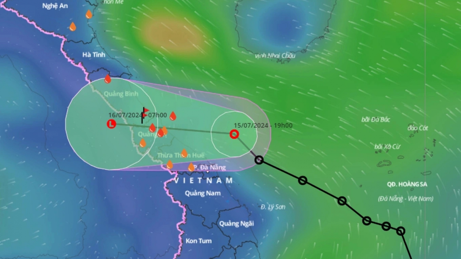 Tropical depression makes landfall, causes heavy rain