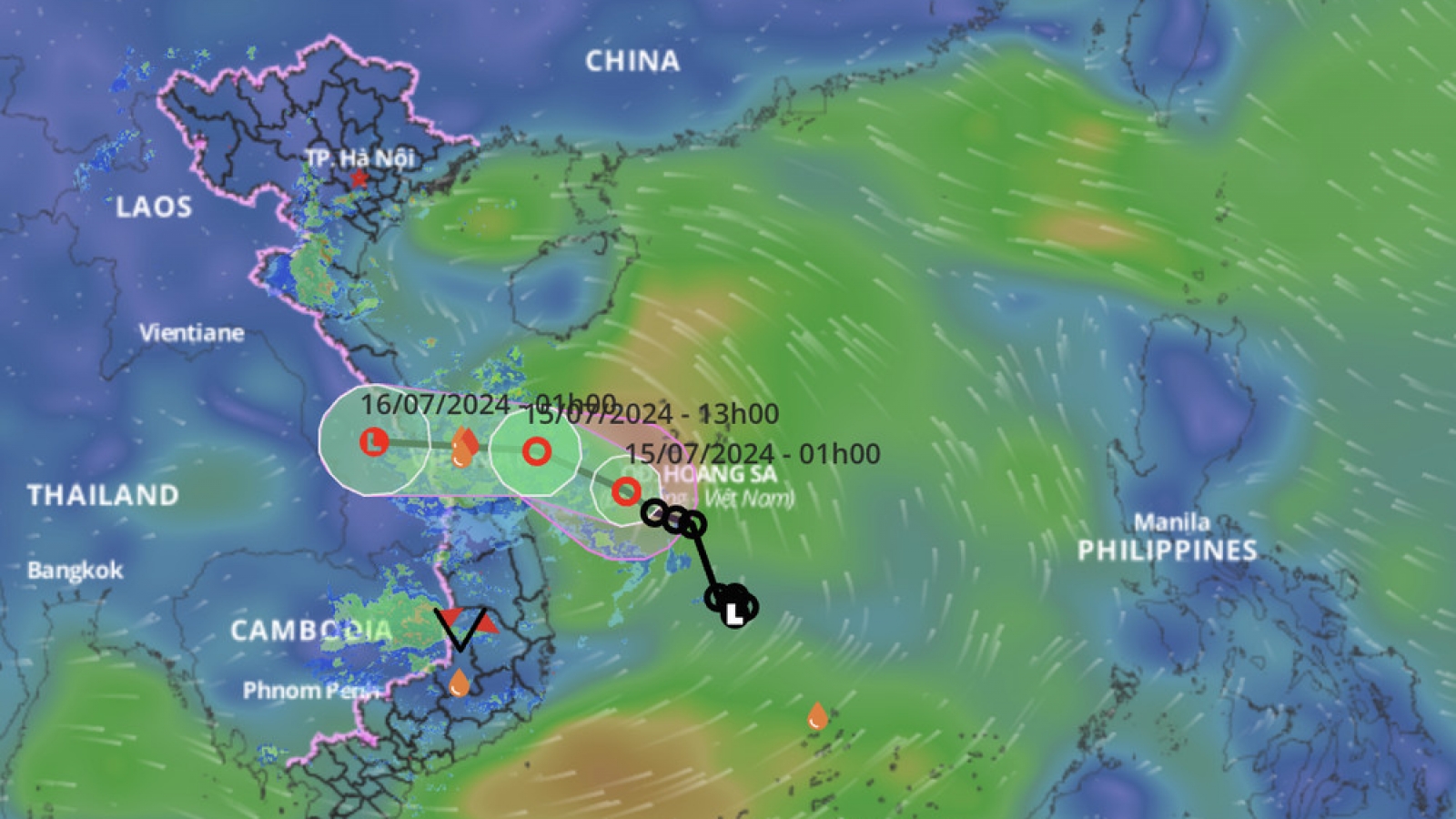 Tropical depression to make landfall in hours, heavy rain expected