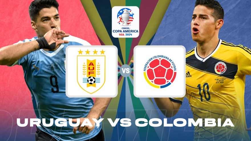 Trực tiếp Uruguay vs Colombia: Tìm đối thủ của Messi ở chung kết Copa America