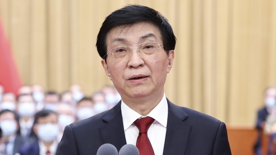 Chủ tịch Chính hiệp toàn quốc Trung Quốc Vương Hộ Ninh sang viếng Tổng Bí thư Nguyễn Phú Trọng