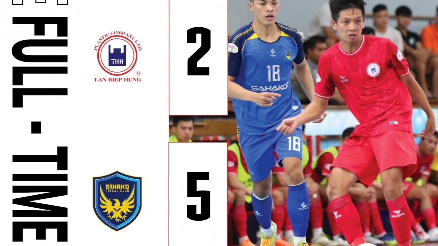Kết quả giải Futsal HDBank VĐQG 2024 hôm nay 31/7: Sahako thắng đậm