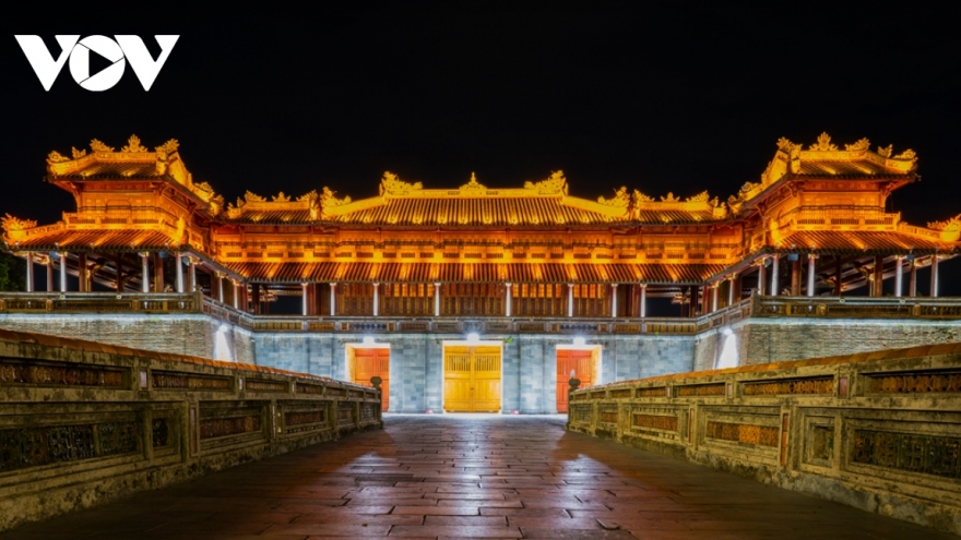 A close look at the four gates into the Hue Imperial Citadel