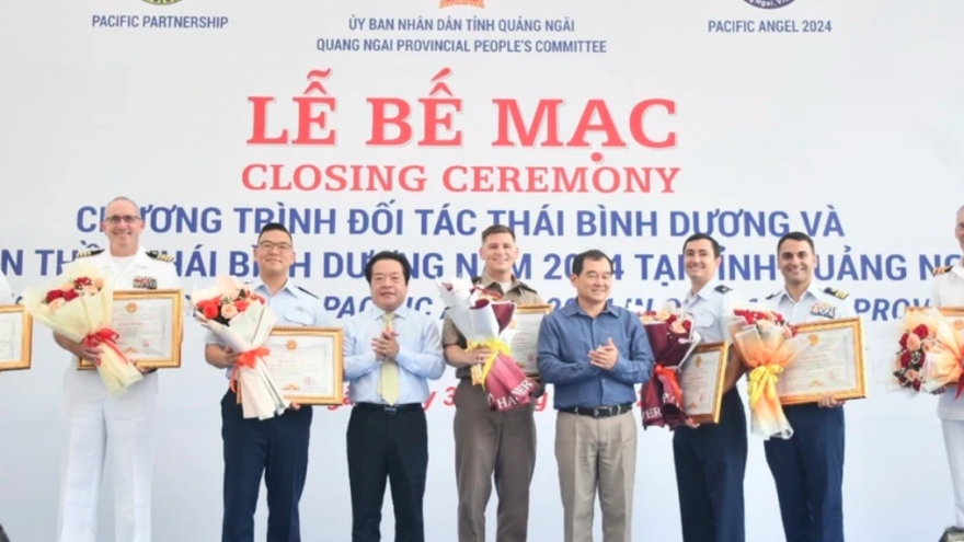 Pacific Partnership & Pacific Angel programme wraps up in Quang Ngai