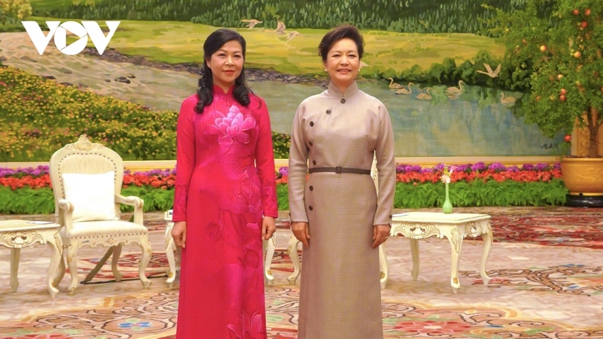 Wives of top Vietnamese, Chinese leaders enjoy tea, Chinese art performances