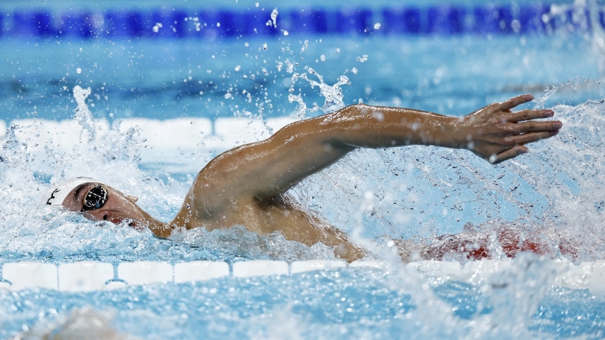 VĐV bơi Nguyễn Huy Hoàng khép lại kỳ Olympic Paris đáng quên