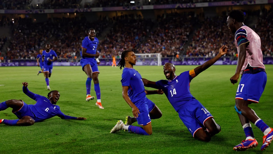Trực tiếp Pháp vs Ai Cập: Chủ nhà vào chung kết bóng đá nam Olympic Paris?