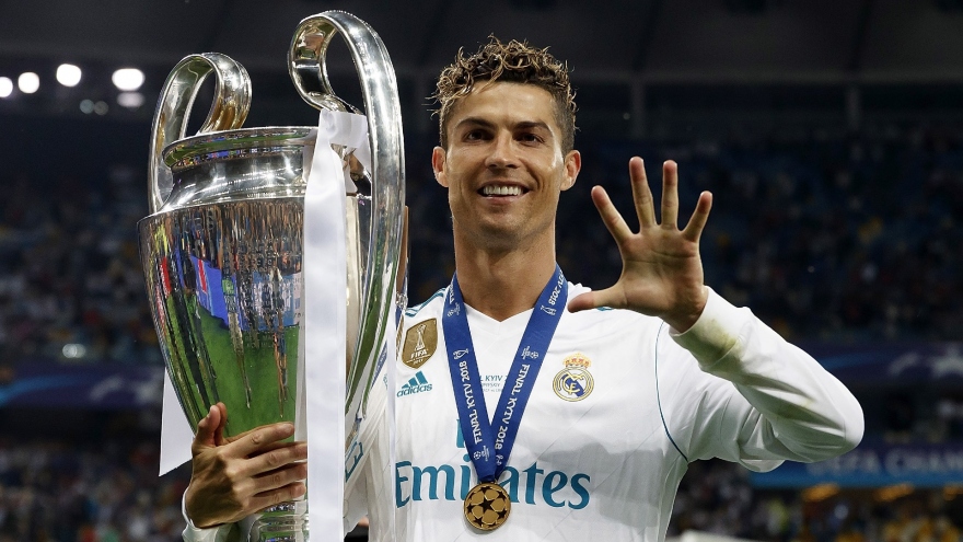 Ronaldo được vinh danh ở lễ bốc thăm vòng bảng Cúp C1 châu Âu 2024/2025