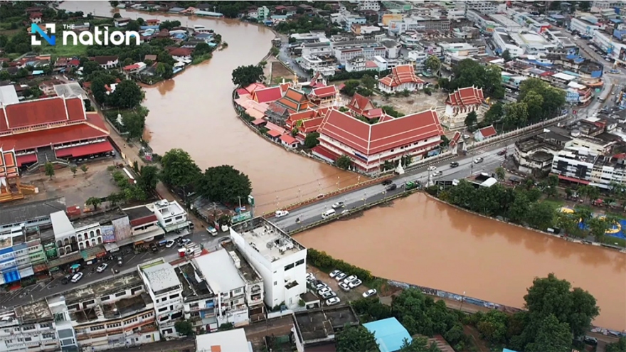 Bangkok và các tỉnh hạ nguồn ở Thái Lan chuẩn bị ứng phó nước lũ từ thượng nguồn