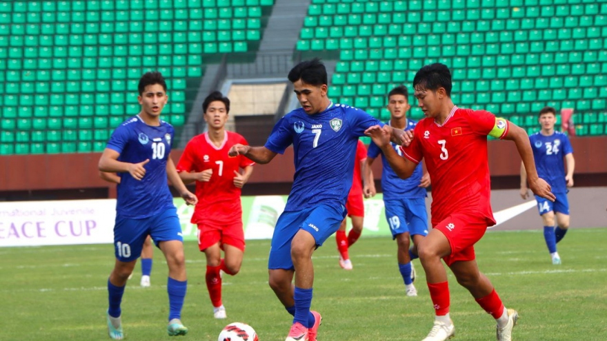 U16 Việt Nam thắng đậm U16 Uzbekistan ở giải U16 Quốc tế 2024