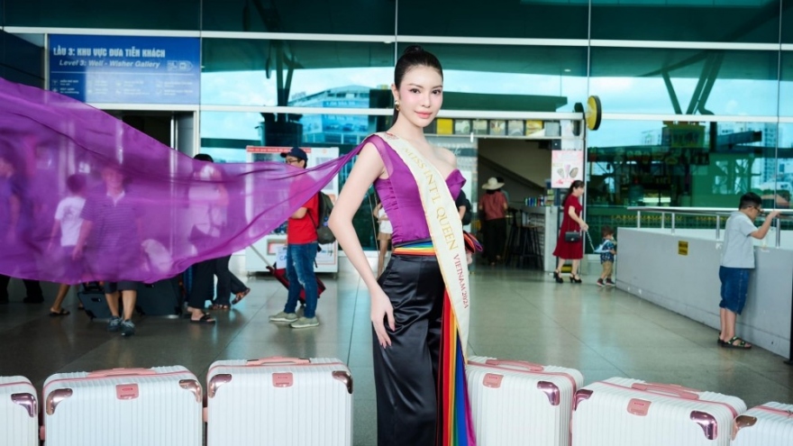 Vietnamese representative departs for Miss International Queen 2024 in Thailand