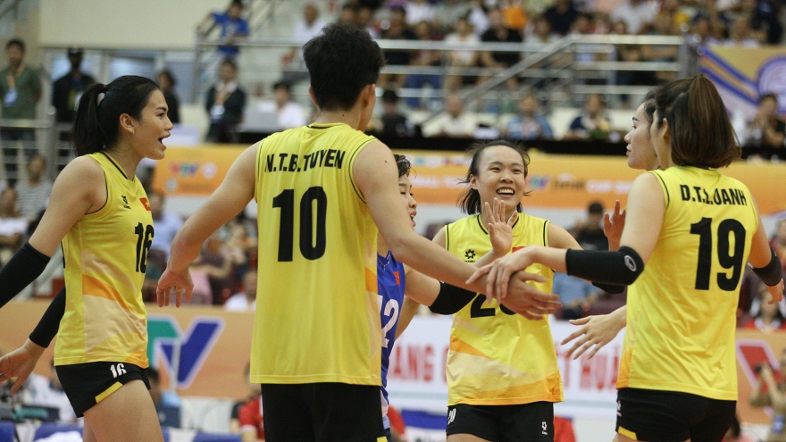 Vietnam’s first win at VTV International Women’s Volleyball Cup