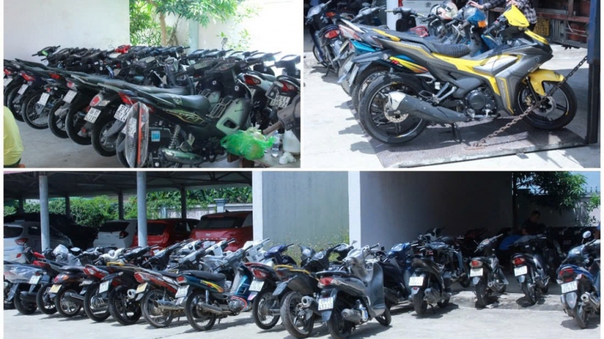 Nghệ An phá đường dây trộm cắp, đưa gần 300 xe mô tô sang Campuchia tiêu thụ