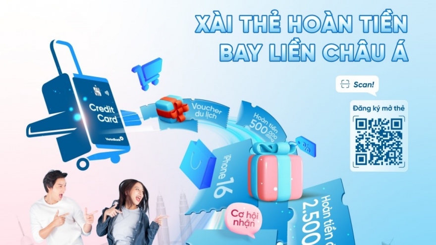 Hoàn tiền lên đến 2.500.000 VND dành cho chủ thẻ Tín dụng Quốc tế VietinBank