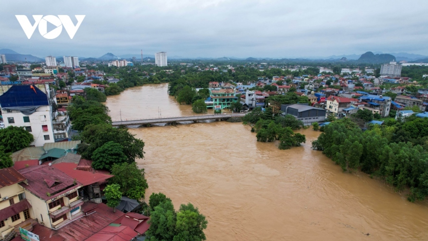 Lũ trên sông Thao vượt mức lịch sử