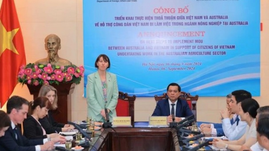 Australia to allow up to 1,000 Vietnamese workers in agricultural sector