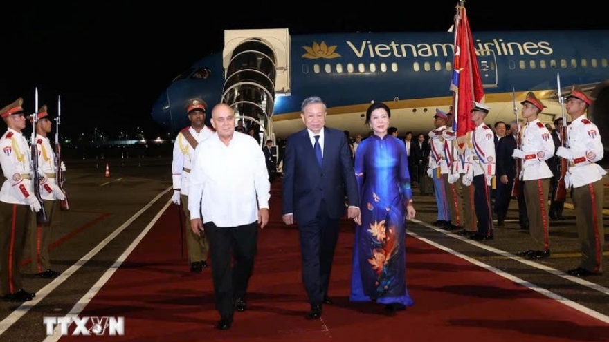 Top Vietnamese leader To Lam arrives in Havana for state visit to Cuba
