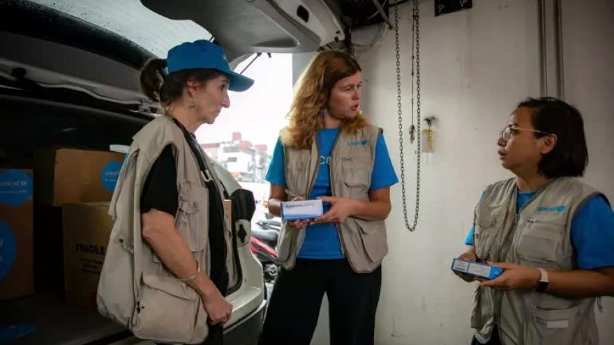 UNICEF delivers relief aid to Typhoon Yagi-affected communities in Vietnam