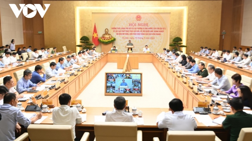 Government conference discusses solutions to deal with typhoon Yagi's aftermath