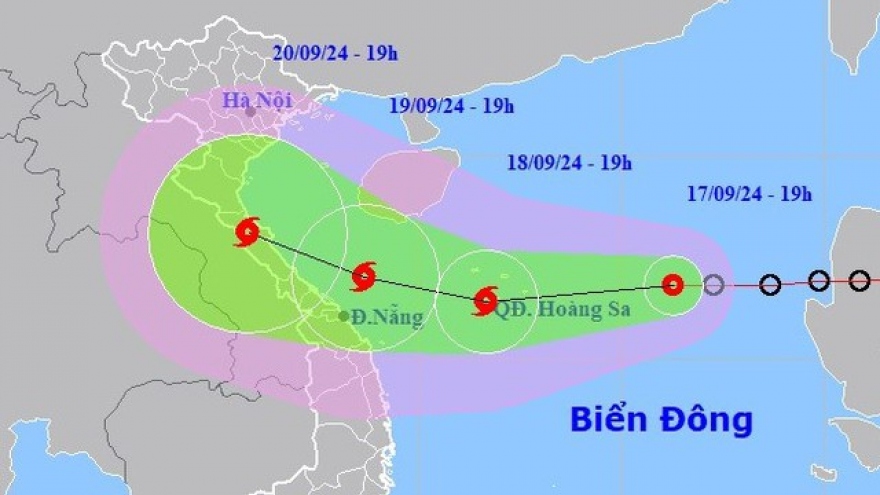 Áp thấp nhiệt đới có khả năng mạnh lên thành bão cấp 8-9