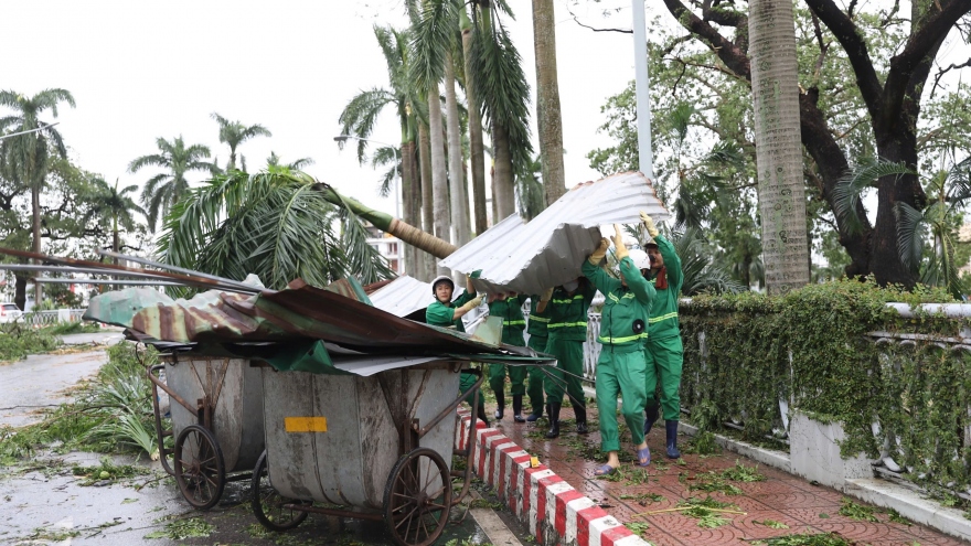 Hải Phòng khắc phục hậu quả bão số 3: “Thống kê đến đâu, hỗ trợ đến đó”