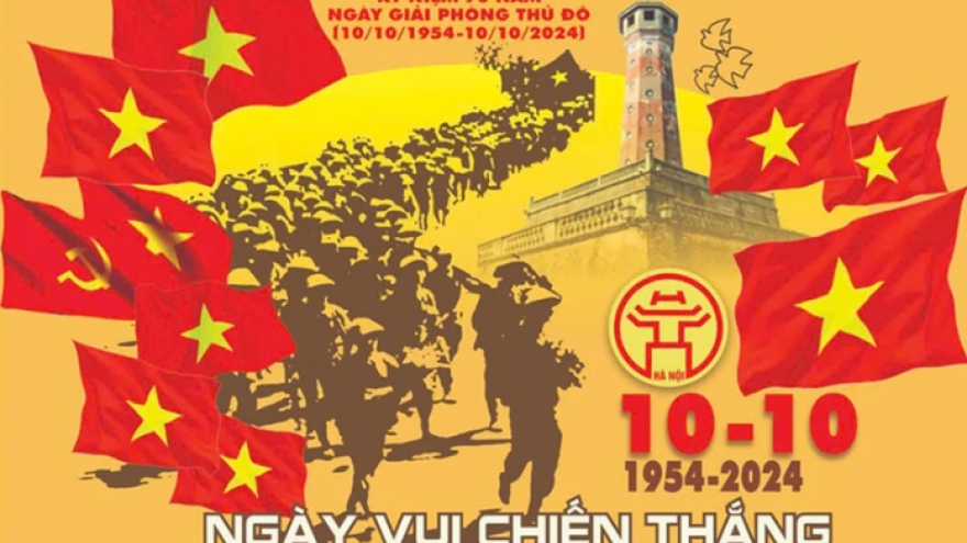 Propaganda poster exhibition celebrates 70th Hanoi Liberation Day