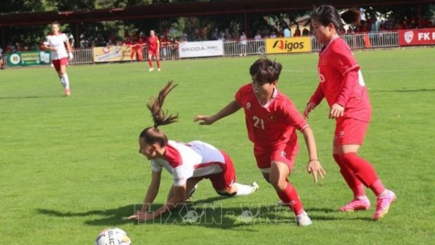 Vietnam win 6-0 over Czech Republic’s FK Pardubice in friendly match