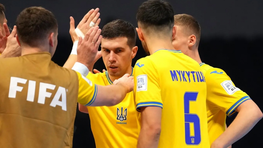 Kết quả và lịch thi đấu futsal World Cup 19/9: Phong độ trái ngược của Ukraine