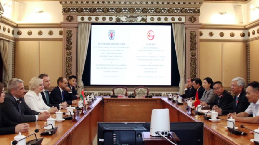 HCM City, Belarus’s Minsk city deepen economic, cultural ties