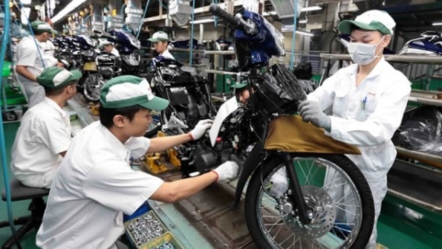 Over 280,000 motorbikes manufactured in Vietnam in August