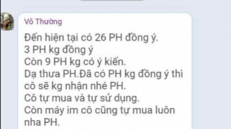 Vụ cô giáo xin tiền hỗ trợ mua máy tính cá nhân: Quận 1 chỉ đạo xử lý nghiêm