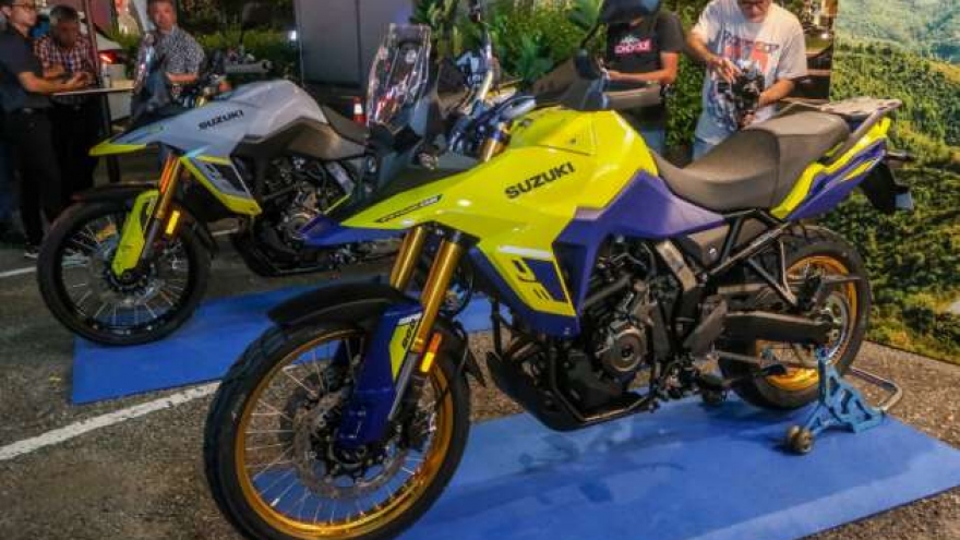 Triệu hồi Suzuki V-Strom 800 DE do lốp sau có thể bị nứt