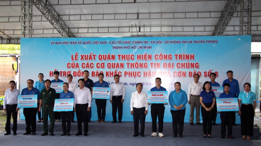 TP.HCM xuất quân thực hiện công trình hỗ trợ đồng bào miền Bắc