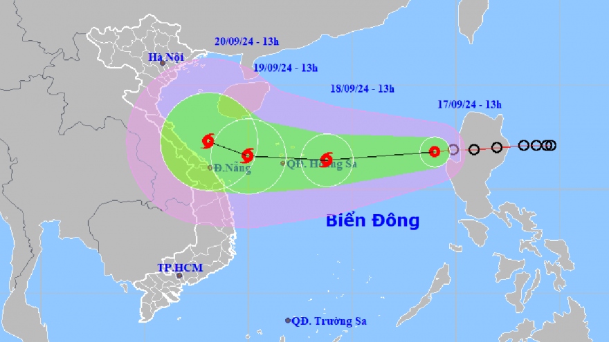 Áp thấp nhiệt đới có khả năng mạnh lên thành bão trên Biển Đông