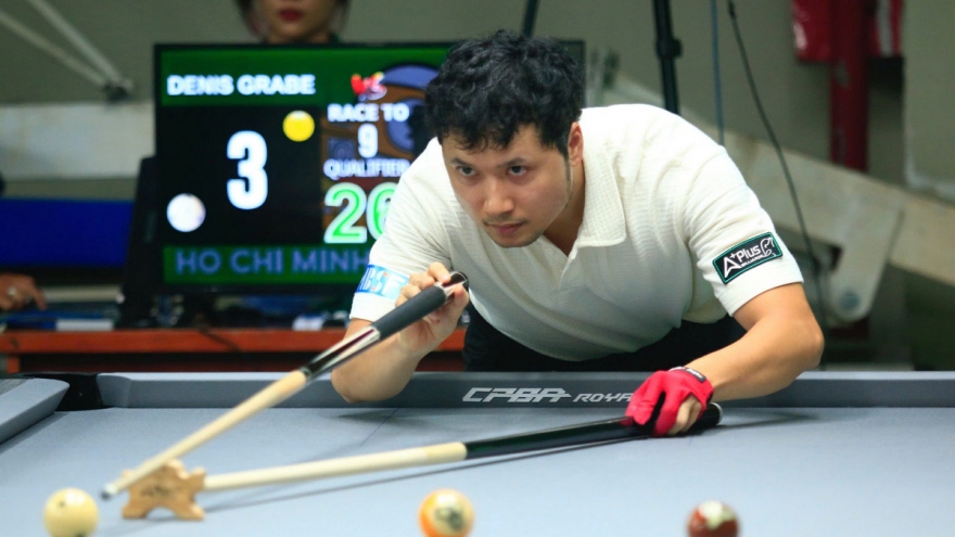 Giải Billiards Pool 9 bi TP.HCM: Nguyễn Bá Mạnh thắng kịch tính số 3 thế giới