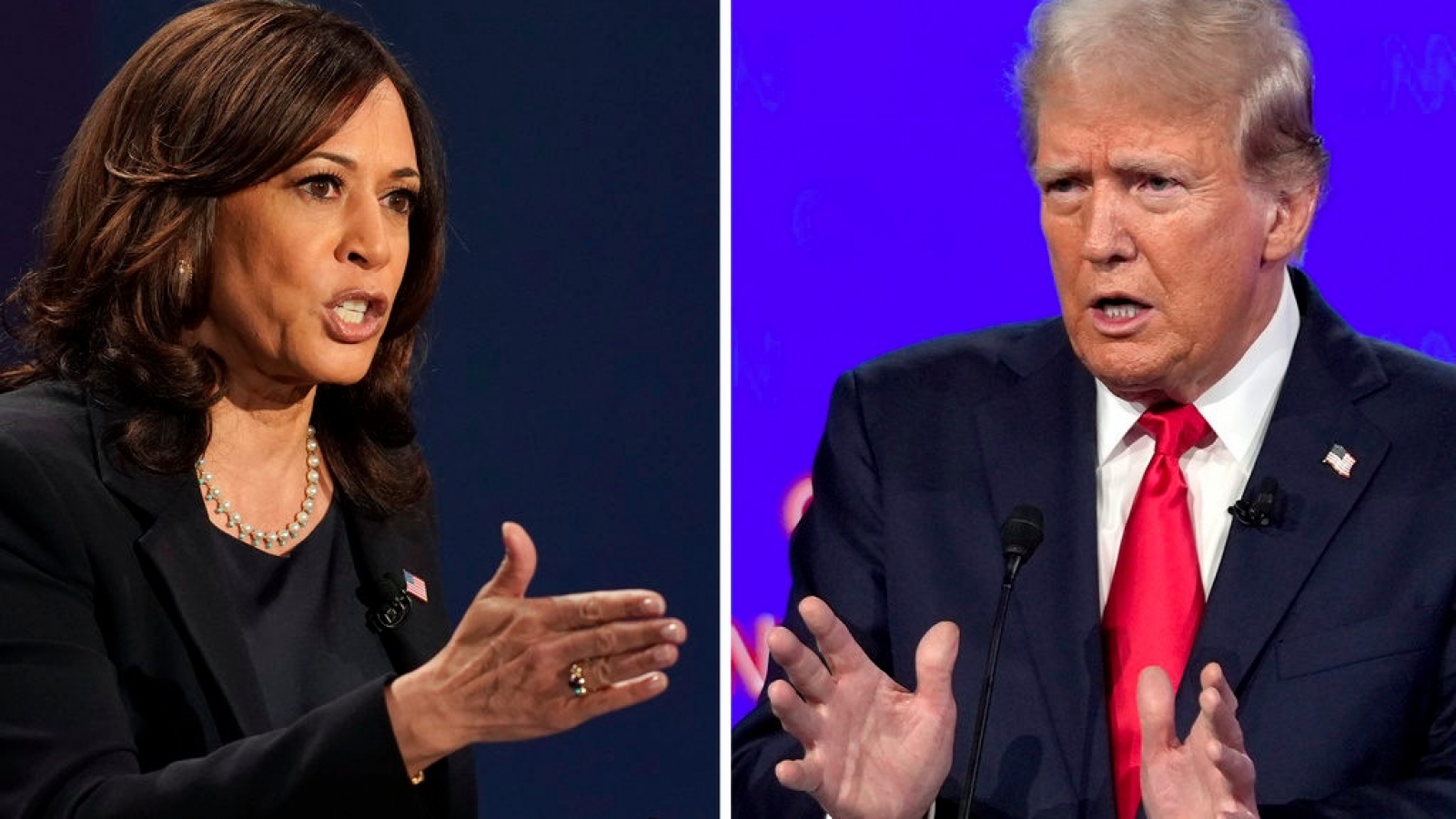 Bà Harris được đánh giá cao hơn ông Trump trong cuộc tranh luận