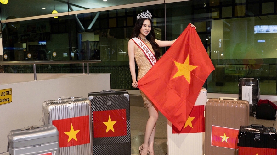 Á hậu Đỗ Hà Trang mang 160kg hành lý đi thi The Miss Globe 2024