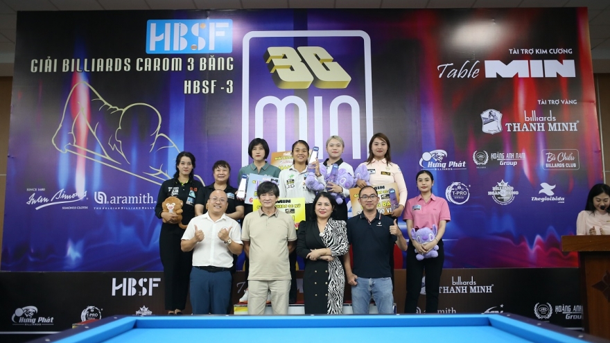 Thanh Lực, Yến Sinh vô địch giải Billiards Carom 3 băng HBSF Tour 3 2024