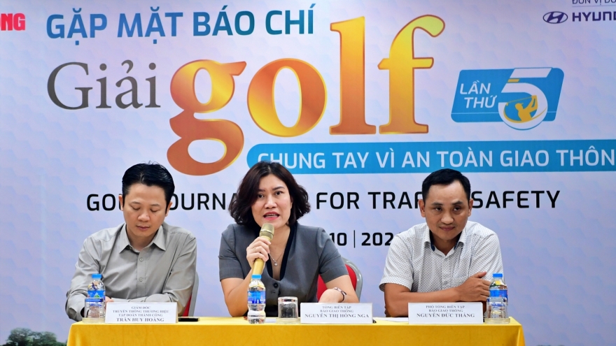 220 golfer tranh tài ở giải golf Chung tay vì an toàn giao thông năm 2024