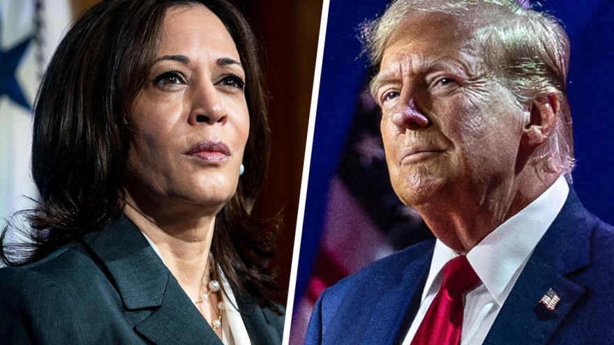 Thông điệp trái ngược của ông Trump và bà Harris trong chặng cuối tranh cử