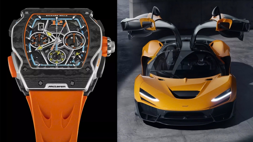 Richard Mille tái hợp tác với McLaren sản xuất đồng hồ trị giá gần 6,8 tỷ đồng