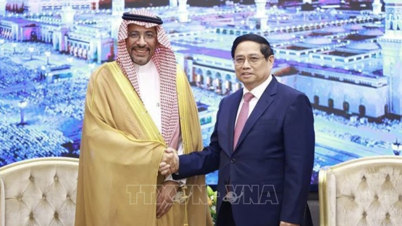 PM receives Saudi Arabia’s Minister of Industry and Mineral Resources