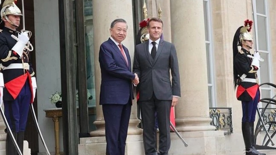 Vietnam, France issue joint statement on elevation of bilateral ties