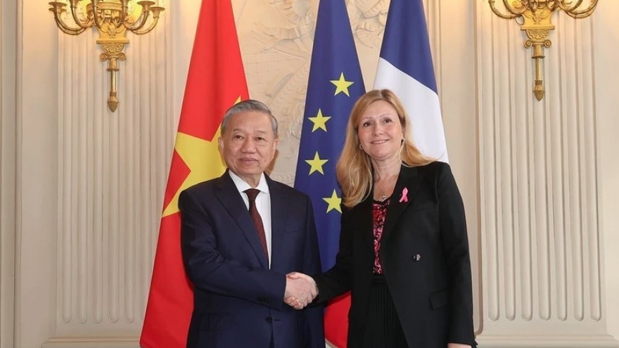 Vietnam’s top leader meets with President of French National Assembly