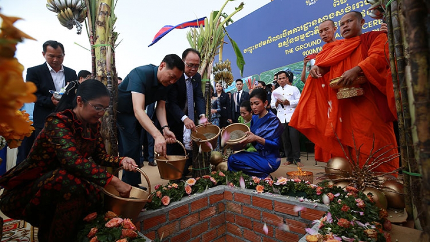 Campuchia khởi công nhà máy điện có công suất lớn nhất từ trước đến nay