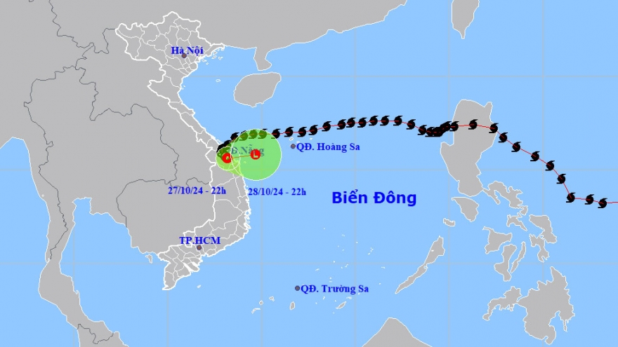 Áp thấp nhiệt đới gây mưa to từ Nam Hà Tĩnh đến Thừa Thiên Huế