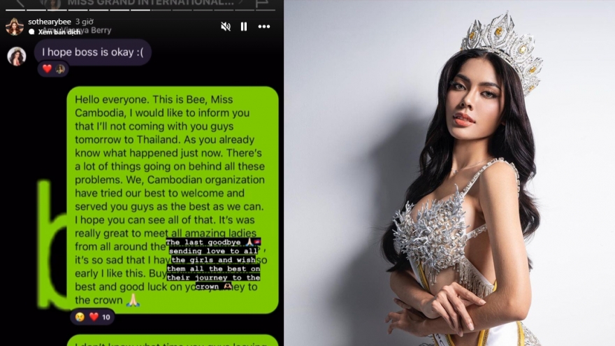 Người đẹp Campuchia bỏ thi Miss Grand International 2024