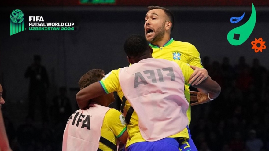 Kết quả futsal World Cup 7/10: Brazil thể hiện sự thống trị