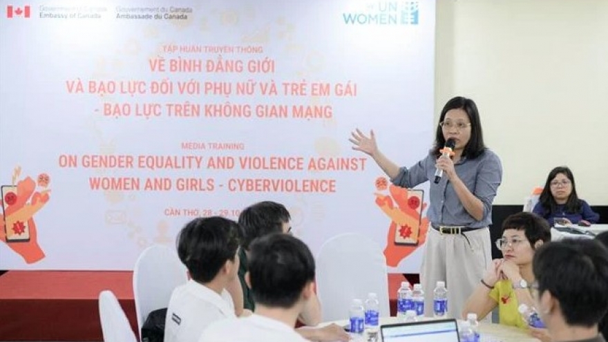 Media training on gender equality, violence against women held in Can Tho