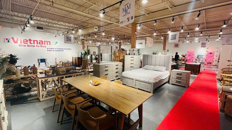 Local firms promote wooden furniture at High Point Market Fall 2024 in US