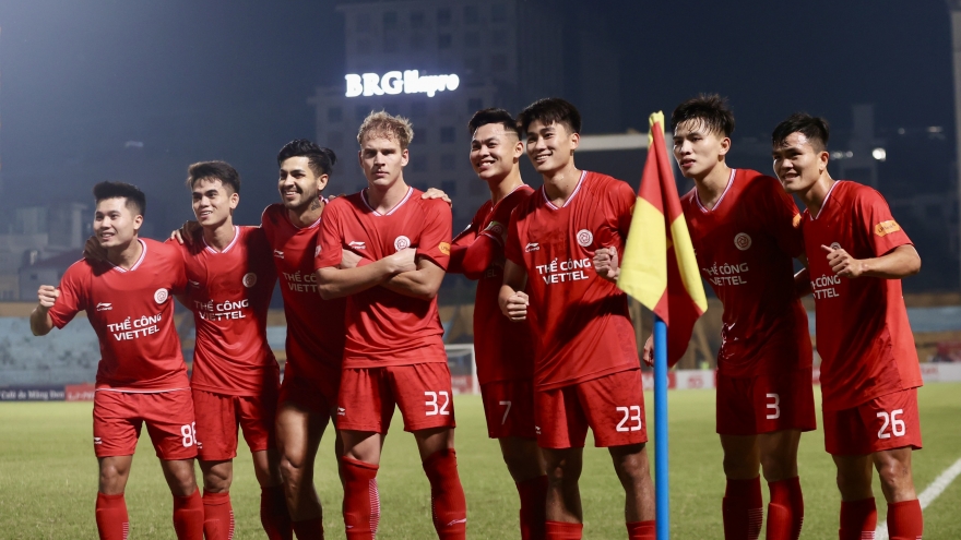 Kết quả vòng 5 V-League 2024/2025: Thể Công Viettel hạ gục Bình Dương